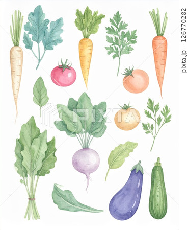 いろんな野菜 126770282
