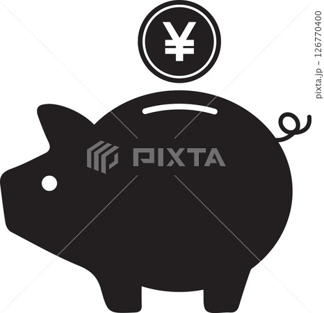 お金のシンプルなアイコン 126770400