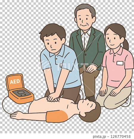 救命救急研修の様子 126770458
