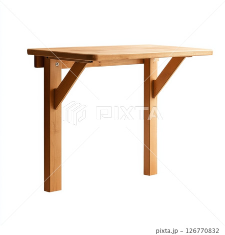 Compact Wall Mounted Drop Leaf Table for Small Spaces and Rooms 126770832