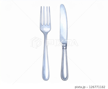 ナイフとフォーク 126771182