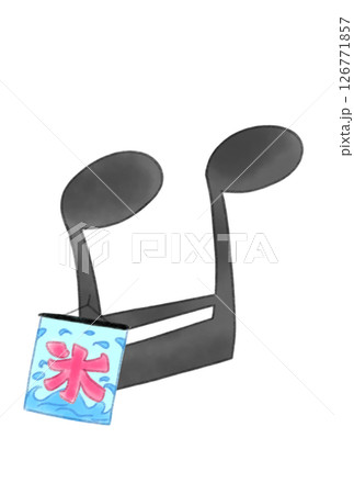 氷旗の付いた音符 126771857