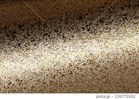 Luxury gold metallic wall with wavy patterns, abstract texture background 126772032