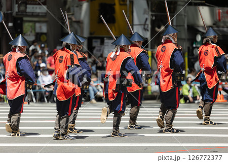 仙台青葉まつり　時代絵巻火縄銃鉄砲隊 126772377