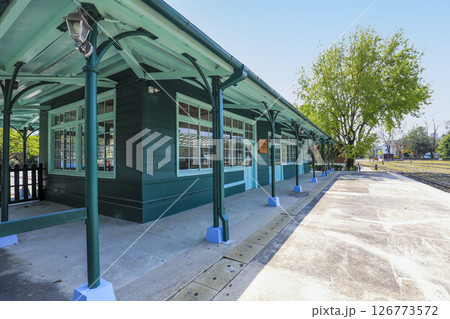 台湾　嘉義市阿里山鉄道の北門駅(北門火車站) 126773572