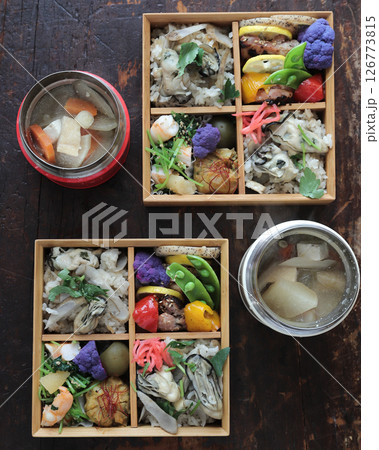 季節のピクニック弁当 季節のピクニック弁当 126773815