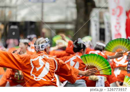 仙台青葉まつり　すずめ踊り大流し 126773937