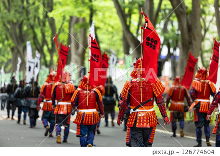 仙台青葉まつり　伊達時代行列 126774604
