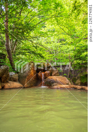 新緑の露天風呂『奥飛騨温泉郷・平湯温泉・平湯の湯』　 126774981