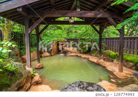 新緑の露天風呂『奥飛騨温泉郷・平湯温泉・平湯の湯』　 126774993