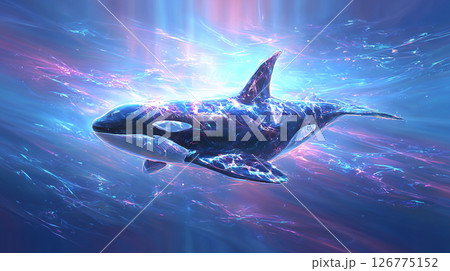 海の中のシャチ 126775152