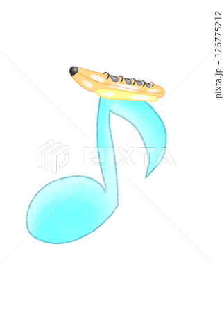 バナナボートの付いた音符 126775212