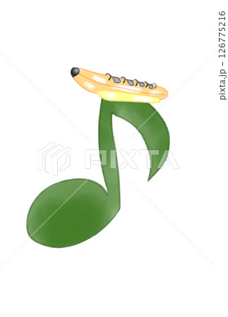 バナナボートの付いた音符 126775216