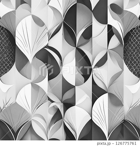 抽象パターン背景モダンデザイン03 126775761