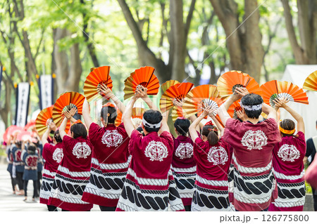 仙台青葉まつり雀踊り大流し 126775800