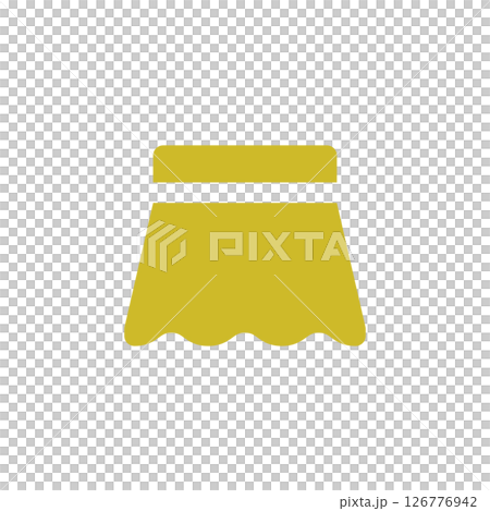 Simple skirt icon illustration 126776942