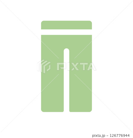 シンプルなズボンのアイコンイラスト 126776944