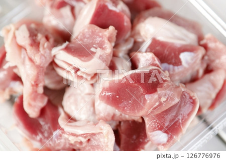 生肉パックの焼肉ホルモンでバーベキュー　 126776976