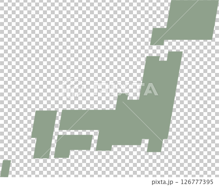 Map of Japan  126777395