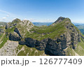 Aerial view of Durmitor Mountains of Montenegro 126777409