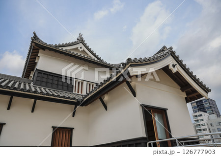March 27 2025 Traditional Japanese Architecture Showcasing Beautifully Designed Rooftops, Japan March 27 2025 Traditional Japanese Architecture Showcasing Beautifully Designed Rooftops, Japan 126777903