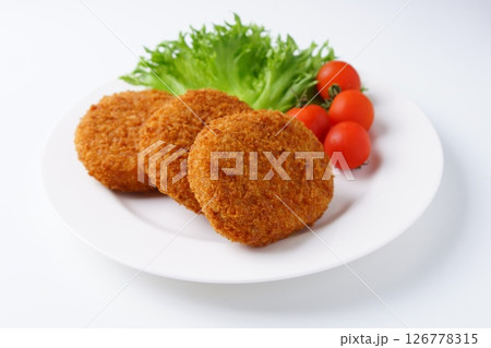 おいしそうなコロッケ 126778315