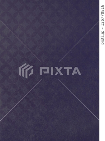 七宝模様の質感ある和柄背景(背景素材) 紺 箔 七宝模様の質感ある和柄背景(背景素材) 紺 箔 126778816