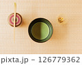お抹茶とお茶道具 126779362