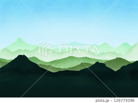 山脈のイラスト 126779396