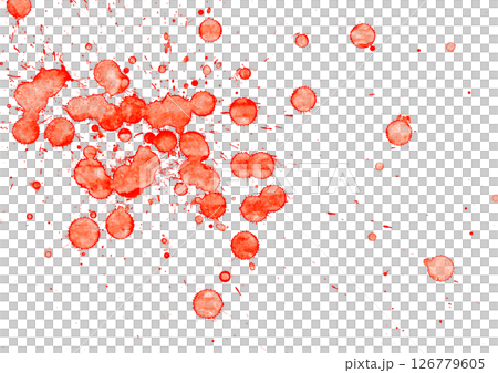 血痕 血 しぶき ホラー 水彩 イラスト 血痕 血 しぶき ホラー 水彩 イラスト 126779605