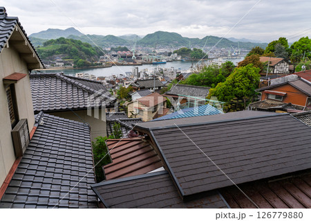 《広島県》尾道・坂の街の風景 126779880