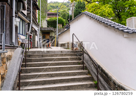 《広島県》尾道・坂の街の風景 《広島県》尾道・坂の街の風景 126780259