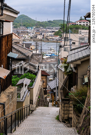 《広島県》尾道・坂の街の風景 126780344