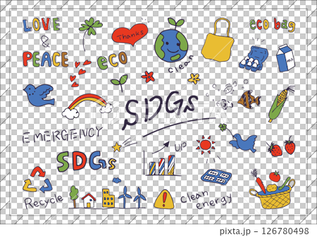 SDGs アナログ素材集 SDGs アナログ素材集 126780498