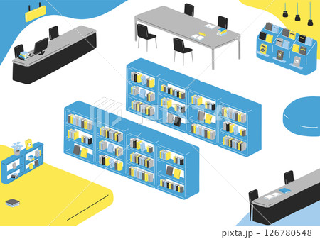 図書館の風景 図書館の風景 126780548