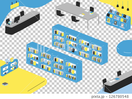 図書館の風景 図書館の風景 126780548