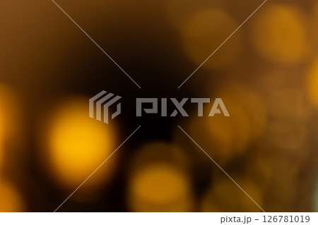 背景素材 グラデーション イルミネーション 黄色 背景素材 グラデーション イルミネーション 黄色 126781019