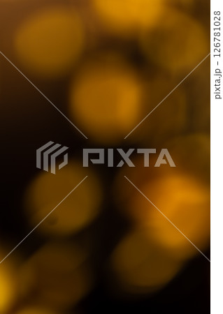 背景素材　グラデーション　イルミネーション　黄色 126781028