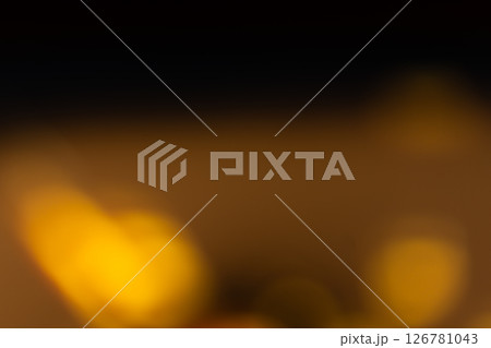 背景素材　グラデーション　イルミネーション　黄色 126781043