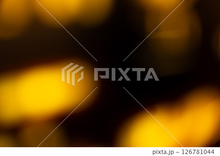 背景素材　グラデーション　イルミネーション　黄色 126781044