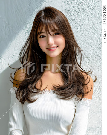 【 ヘアスタイル 見本 】 女性 カットモデル ヘアカタログ スナップショット ビューティーイメージ 【 ヘアスタイル 見本 】 女性 カットモデル ヘアカタログ スナップショット ビューティーイメージ 126781089