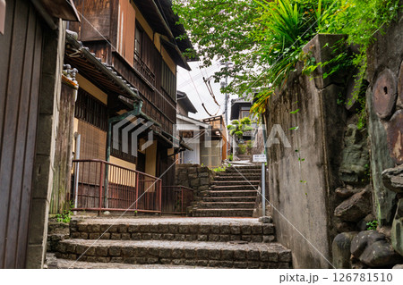 《広島県》尾道・坂の街の風景 《広島県》尾道・坂の街の風景 126781510