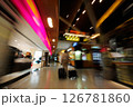 Photos taken with slow shutter speed in the mall 126781860