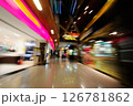 Photos taken with slow shutter speed in the mall 126781862