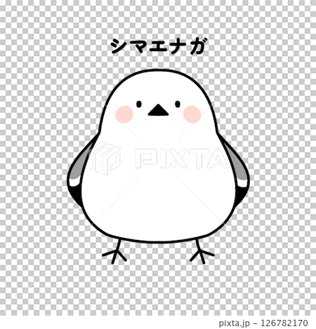 シマエナガのイラスト 126782170