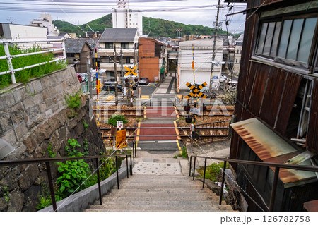 《広島県》尾道・坂の街の風景 126782758