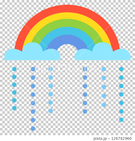 雨上がりの虹 126782960