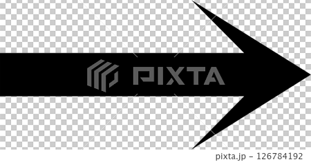 シンプルな右向き矢印アイコン 126784192