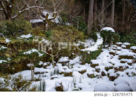 京都 三千院の雪 京都 三千院の雪 126785475