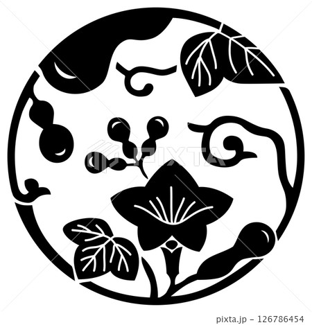 家紋です。夕顔枝丸と言います。 家紋です。夕顔枝丸と言います。 126786454